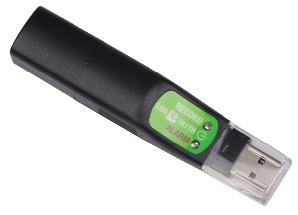 Temperatur og Fugt datalogger, Elmalog 181TH, mini PDF USB