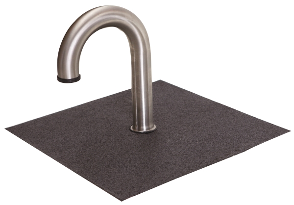 JUAL Rustfri stålflange, ekstra kraftig rustfrit stålrør Ø50 mm. Bøjning: 180° - fremstillet i ét stykke.