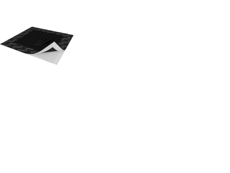 DAFA AirVent UV / Radon rørkrave 520x520 mm for tætning af undertag og vindspærre. Markering for ø200-400 mm rør.