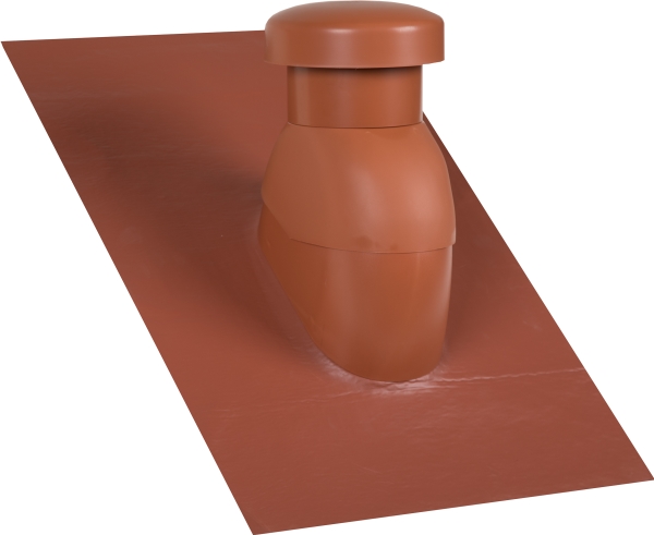 Sabetoflex ventilationshætte 5-45° Ø160 rød PIB
