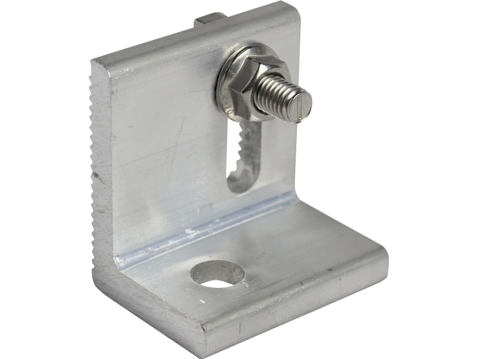 JUAL FixNordic - Montage vinkel beslag M10 i aluminium