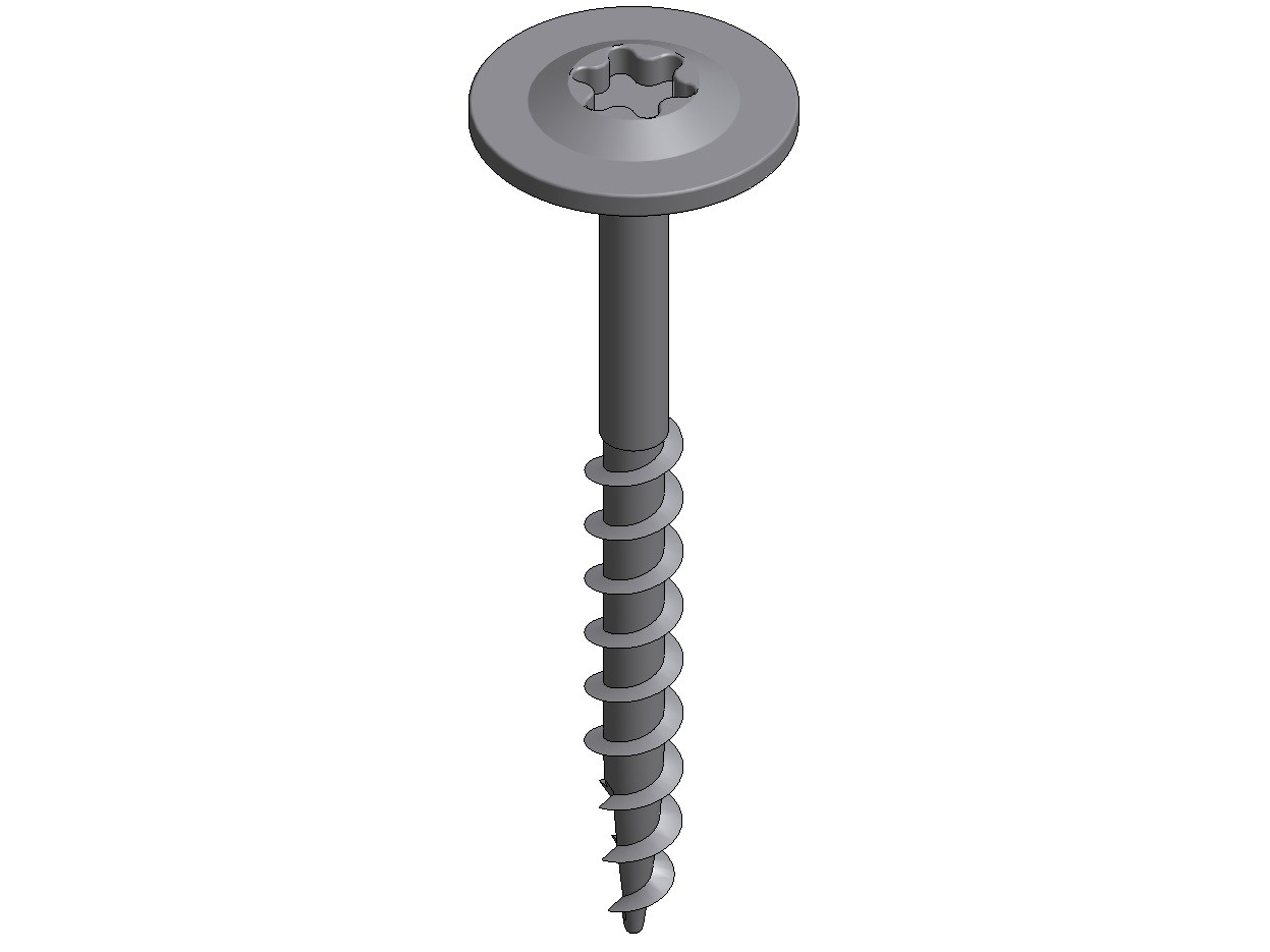 Van der Valk - Torx skrue i rustfrit stål 5,5x58mm - T30 - (200 stk.)