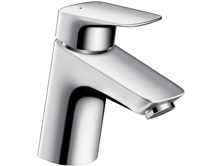 HG Logis 70 HV-armatur - m/push-open krom ventil. Vandforbrug 5 l/min. HG nr. 71077