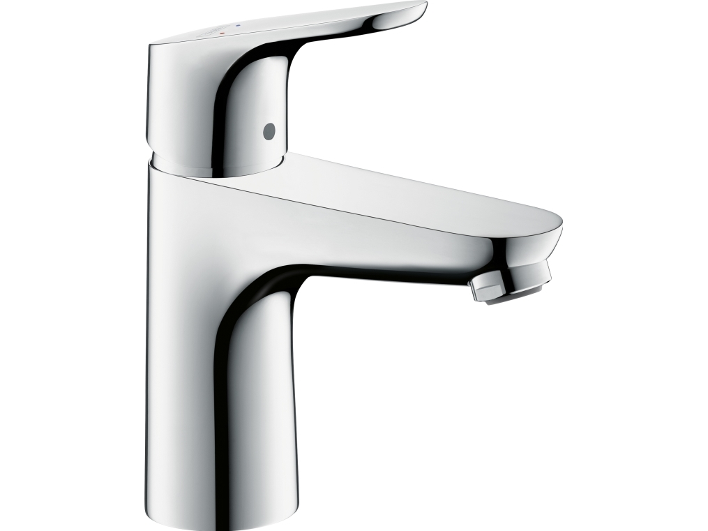 hansGrohe Focus håndvaskarmatur 100 med løft-op bundventil