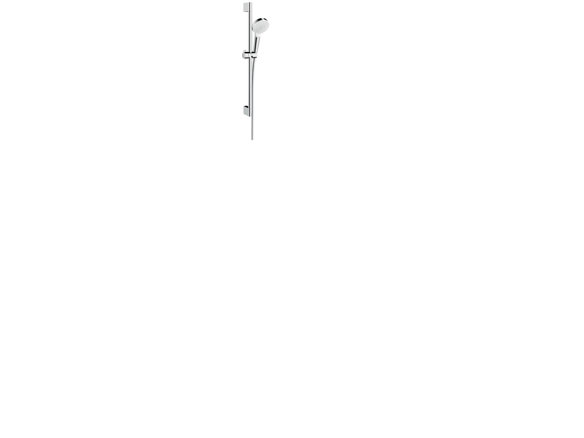 Hansgrohe crometta 1jet ecosmart 9 l/min brusesæt 65cm