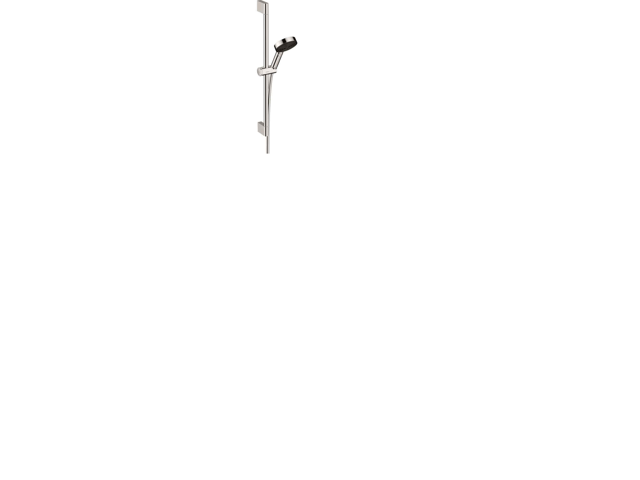 HansGrohe Pulsify Select S håndbrusersæt med 65 cm brusestang & Ø105 mm håndbruser med 3 stråletyper