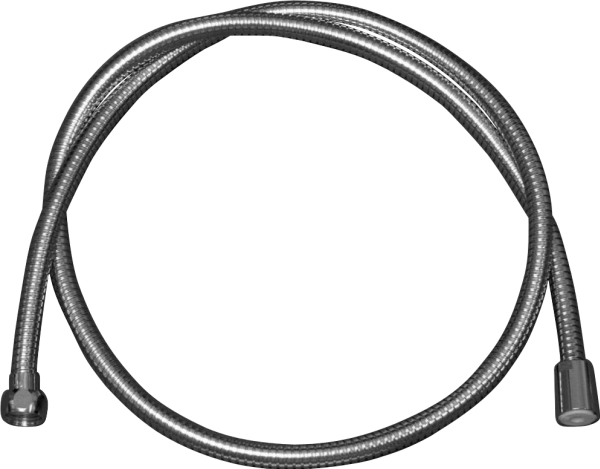Neoperl bruseslange metal 1,50 meter 1/2 rund x 1/2 konisk omløber