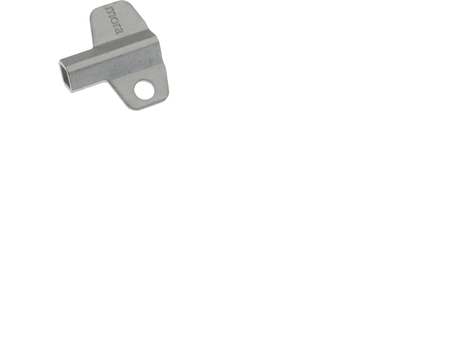 Mora nøgle til udendørshane, 8 mm, firkanter, metal
