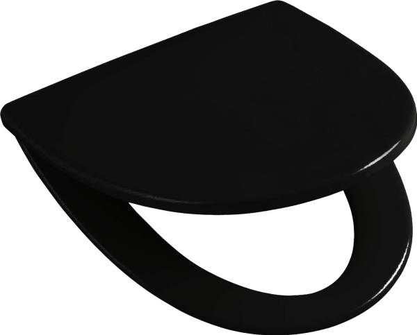 Ifö Sign toiletsæde med Softclose, quick release og faste beslag. Sort