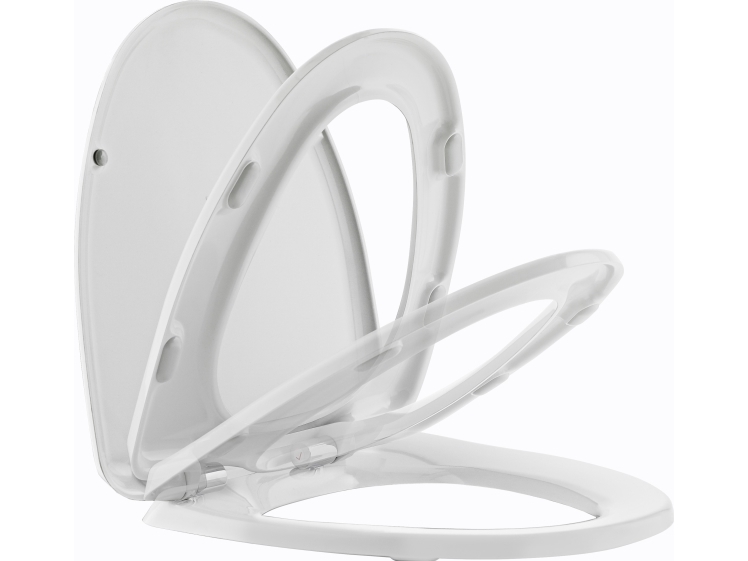Ifö Cera sæde, hvid med quick release og fast beslag