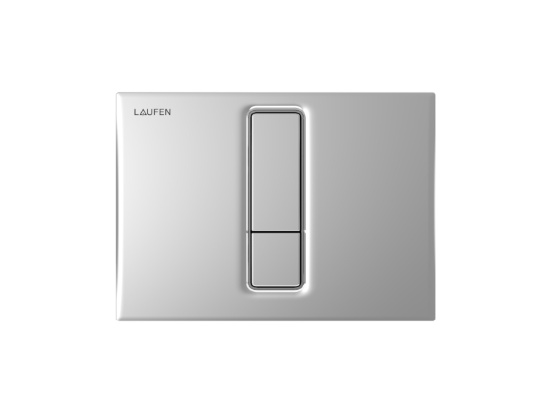 Laufen LIS AW101 betjeningsplade med duoskyl krom