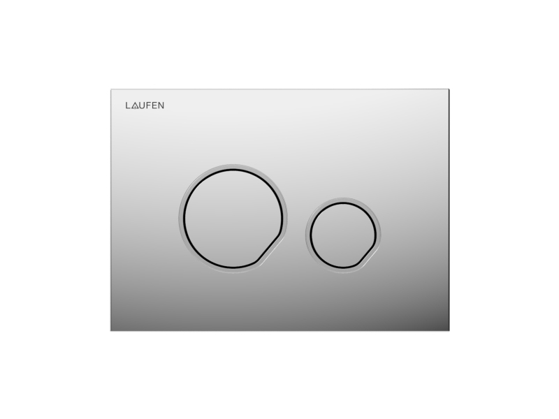 Laufen Lis tryk aw105 krom - betjeningsplade aw105 duoskyl