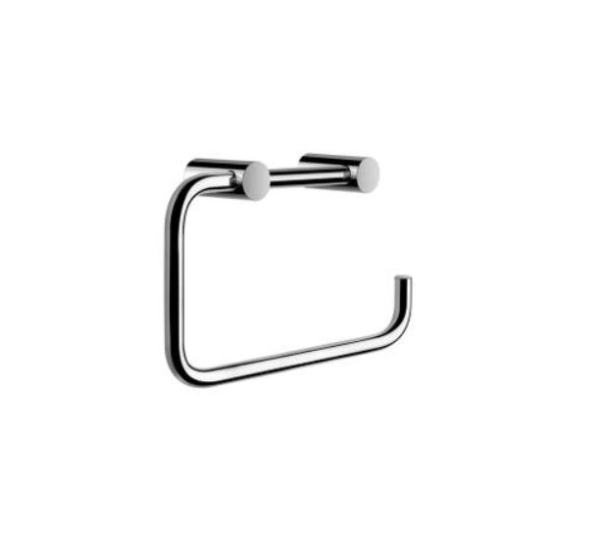 Csslr Plus blank forkromet toiletrulleholder uden bagplade i rustfri stål