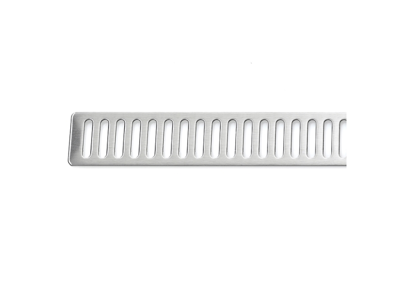 UNIDRAIN ClassicLine rist 600mm i rustfrit stål til linjeafløb, med børstet overflade. I design: Column.