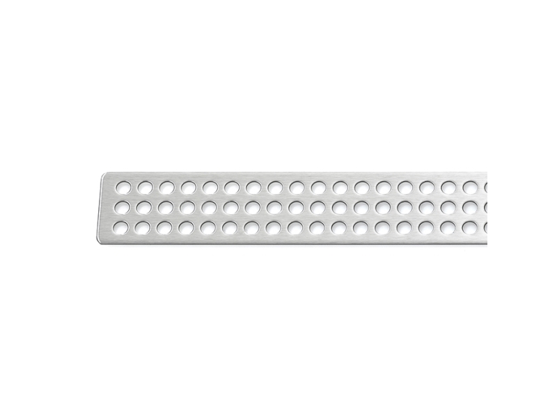 UNIDRAIN ClassicLine rist 600mm i rustfrit stål til linjeafløb, med børstet overflade. I designet Classic.