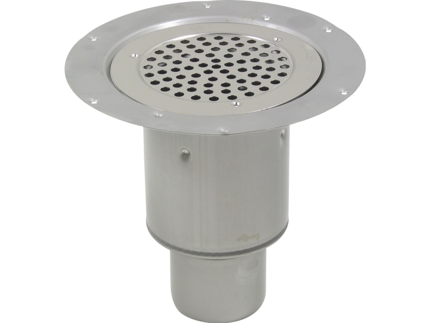 Blücher 75 mm afløbsskål til vinyl, uden studs, lodret