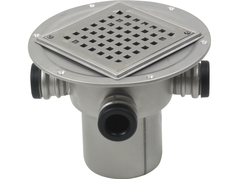 Blücher 110 mm afløbsskål til smøremembran, med studs, lodret