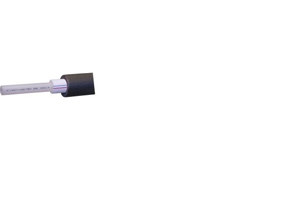 Uponor CombiPEX Q&E RIR Plus PEX-rør (rør-i-rør m. 15 mm / 10 bar / 70° C), Ø20 x 2,8 mm - 50 meter