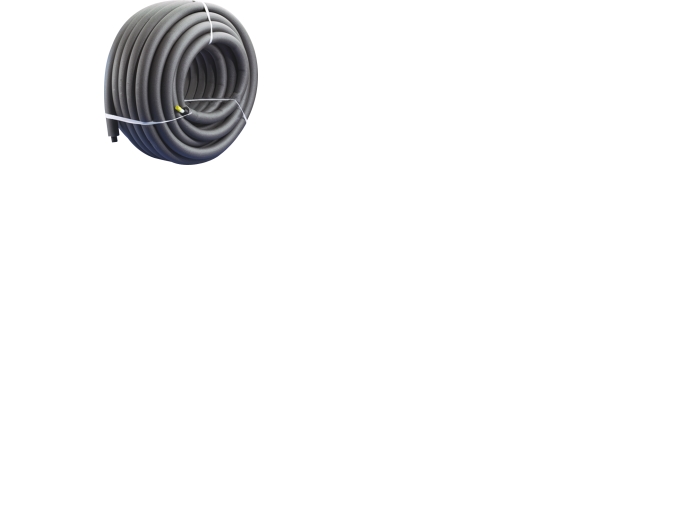 Wavin Tigris Pex-One pexrør til brugsvand og varme - 22x3,0 mm - rulle á 25 meter - PN10/95 grader - 34 mm tomrør & 20 mm isolering - (25 meter)