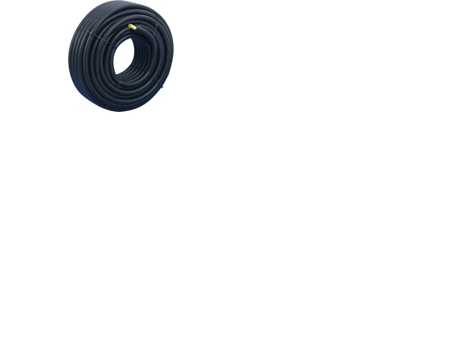 Wavin Tigris Pex-One pexrør til brugsvand og varme - 28x4,0 mm - rulle á 25 meter - PN10 - 95 grader - med 42 mm tomrør - (25 meter)