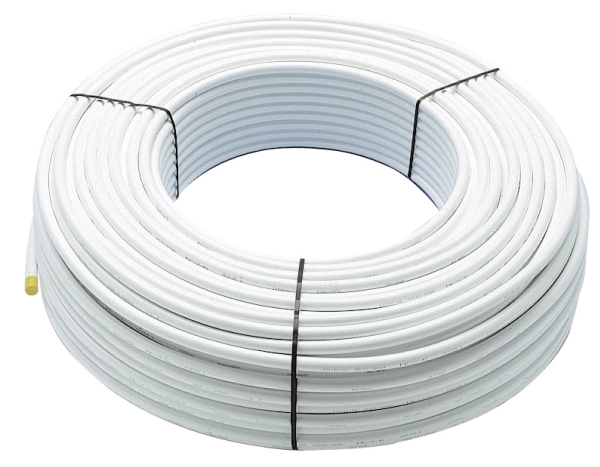 WAVIN 32mm Alupex rør hvid, rulle a 50 meter - (50 meter)
