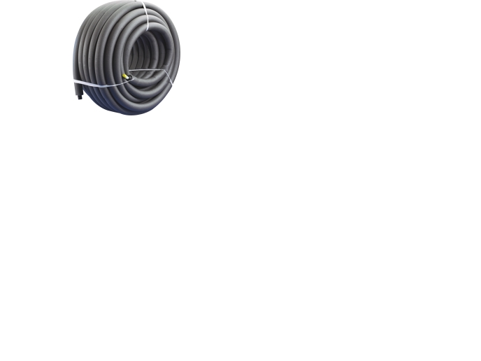 Wavin Tigris Pex-One pexrør til brugsvand og varme - 15x2,5 mm - rulle á 50 meter - PN10/95 grader - 25 mm tomrør & 20 mm isolering - (50 meter)