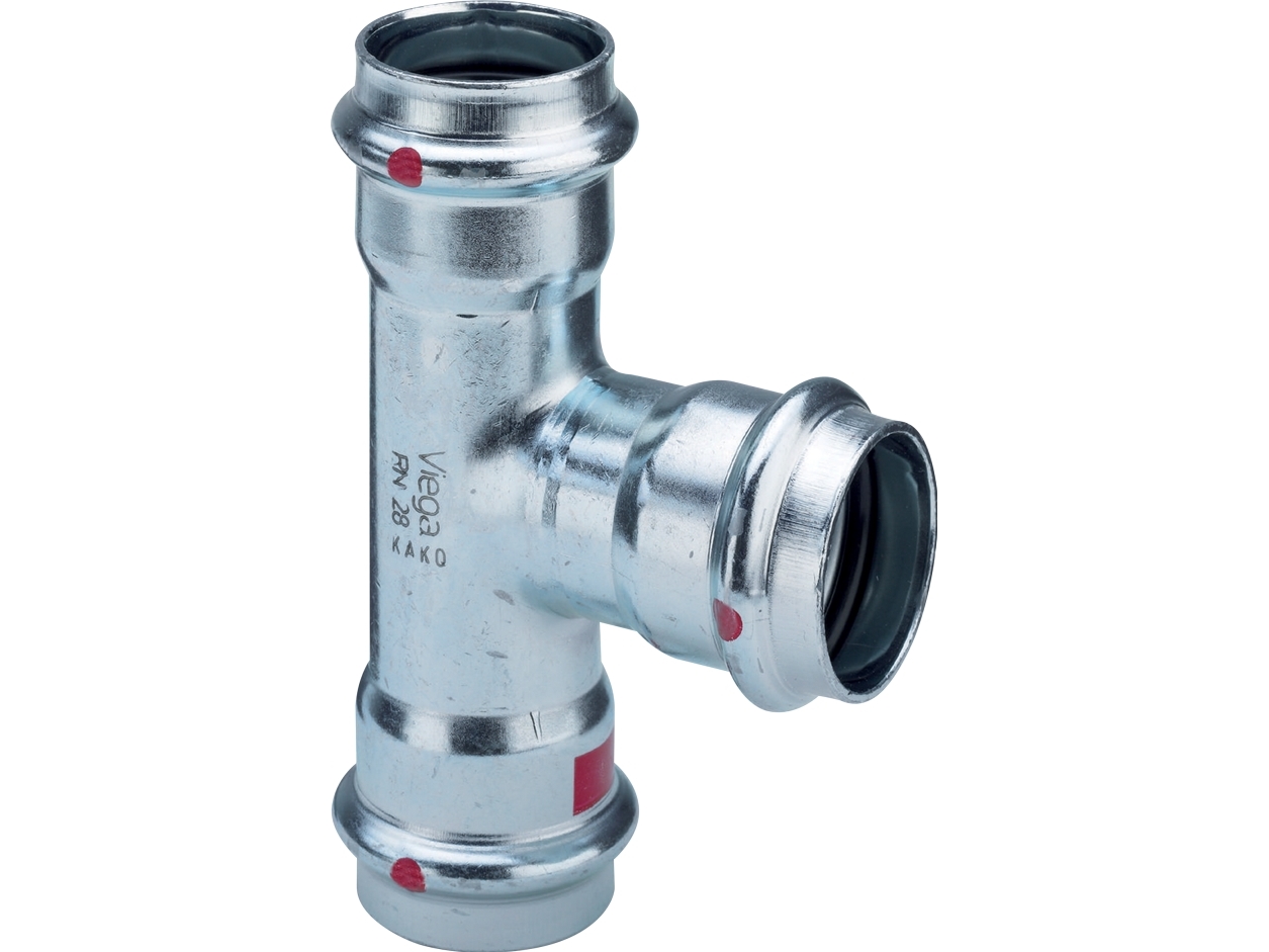 Viega Tee med SC-CONTUR PRESTABO 35x18x35mm - 558758