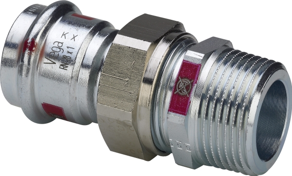 VIEGA Prestabo forskruning 1¼x35mm af ulegeret stål muffe/nippel, SC-contur