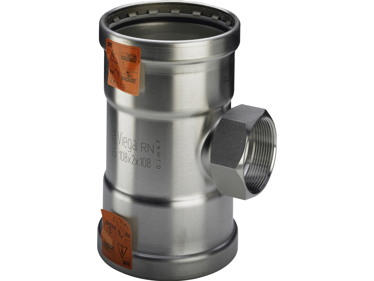 VIEGA Sanpress Inox tee 76,1x3/4x76,1 mm