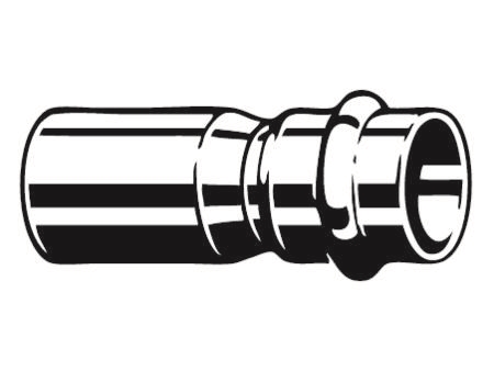18 x 12 mm reduktionsnippel/sokkel Profipress