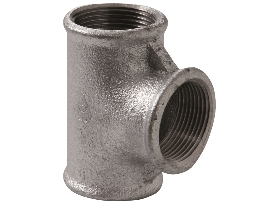 T-stykke, galvaniseret, 1/2"