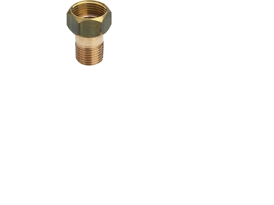 Forskruning m. omlber, Rdgods Silicium Bronze, 3/4" x 1/2"