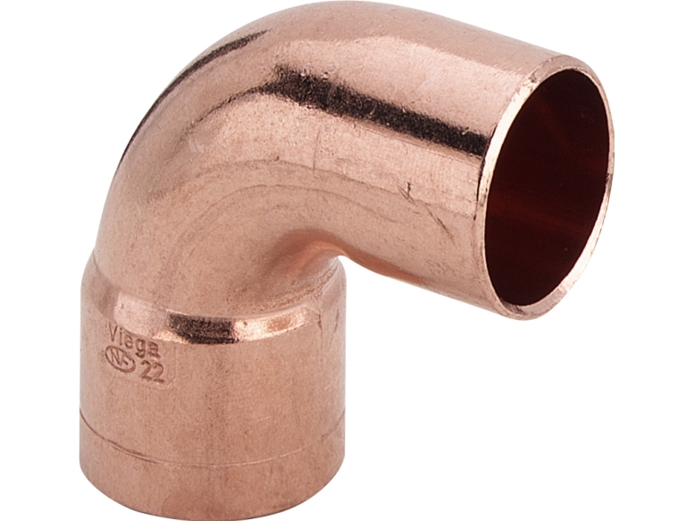 VIEGA Vinkel 12 mm med loddemuffe/nippel