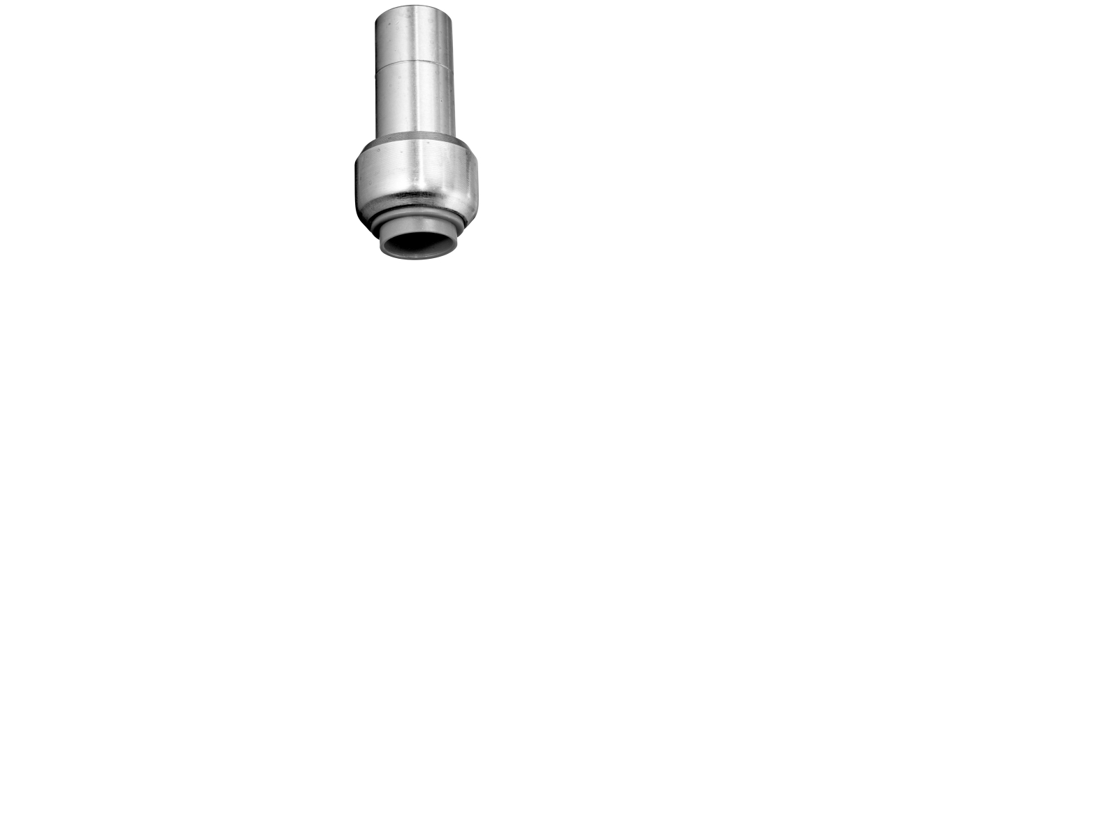 Roth rustfri indstiksfitting reduktion 18 x 15 mm