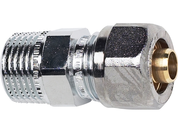 TA PEX overgangsnippel 15 mm x 1/2