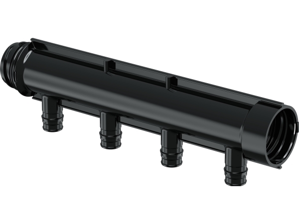 Uponor q&e fordelerrør ppm sort 4 x 16 mm