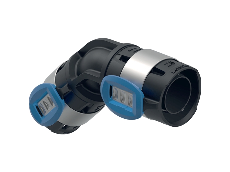 Geberit FlowFit bøjning: 45°, PPSU, d=25mm