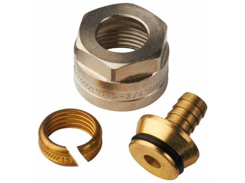 Roth Fordelerkoblinger, 18 mm x 3/4" Euro-red