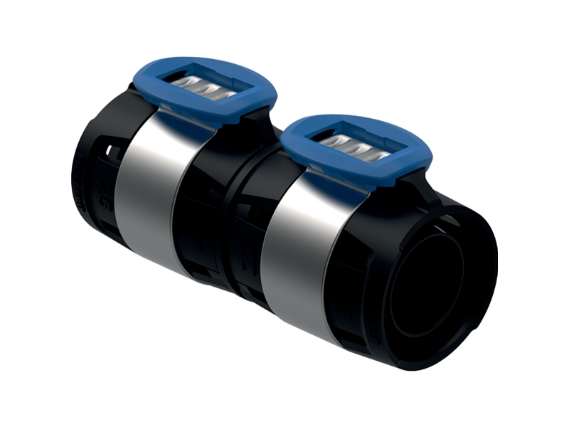 Geberit FlowFit kobling 20 mm, sort PPSU