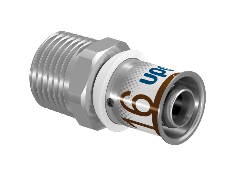 Uponor S-Press PLUS preskobling muffe/nippel 16 mm x 3/4