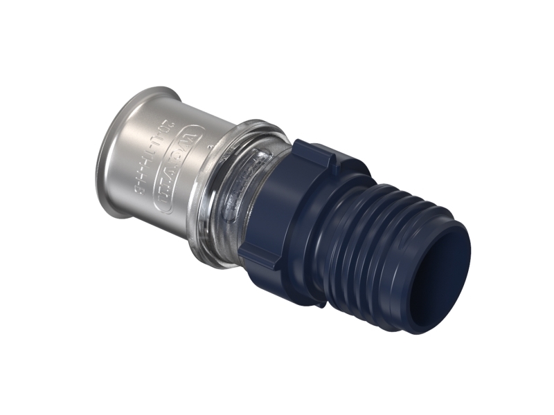 Wavin Tigris K5 lige overgang 32 mm x 1 1/4 nippel