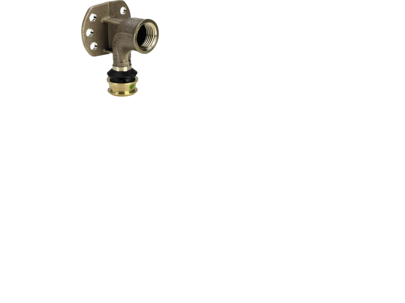 Viega Raxofix dækvinkel 16 mm x 1/2" rødgods