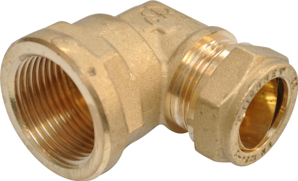 VSH kompressionsovergang vinkel 1'' - 22 mm muffe