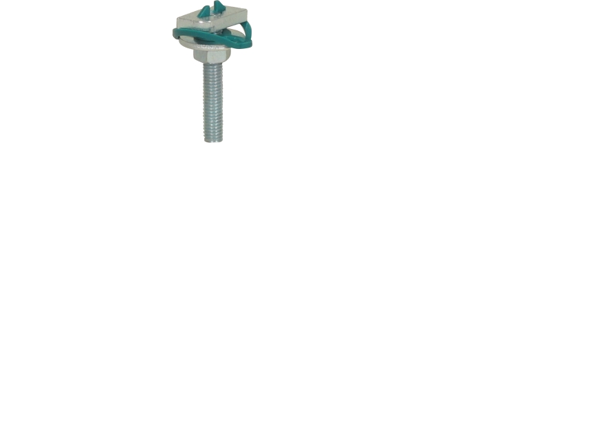 WALRAVEN BIS RapidRail® Hammerfix T-bolt M10x40mm, tykkelse 5,0mm, SW17, for skinne WM 0 til 35. Elforzinket