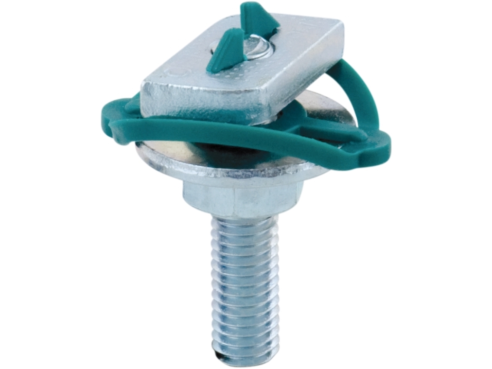 WALRAVEN BIS RapidRail® Hammerfix T-bolt M10x80mm, tykkelse 5,0mm, SW17, for skinne WM 0 til 35. Elforzinket