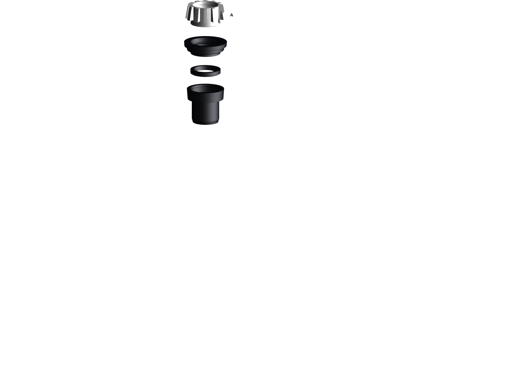 GF GEORG FISCHER +GF+ iJOINT reduktionssæt PP 40 til 20 mm