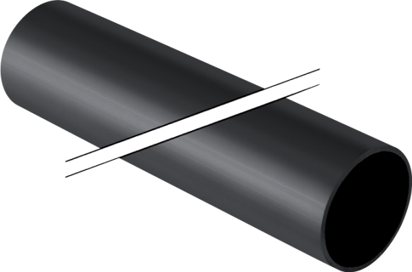 Peh afløbsrør 63-5000mm - 364.000.16Pn 4 - (5 meter)
