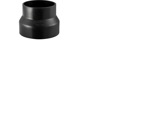 50 x 40 mm Reduktion centrisk sort PEH Geberit