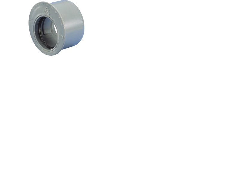 Wavin 50 x 32 mm grå PP-afløbsreduktion, kort model