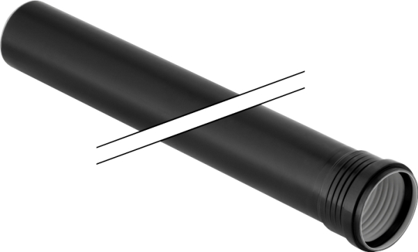 Silent pp rør d50x3000 1 mf